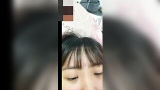 LINE Vid: Chubby Big-Tits Girl's Leaked Breast-Flashing Selfie Madness / LINE視訊：胖妞大波妹露乳自拍瘋狂流出 2