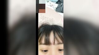 LINE Vid: Chubby Big-Tits Girl's Leaked Breast-Flashing Selfie Madness / LINE視訊：胖妞大波妹露乳自拍瘋狂流出 2