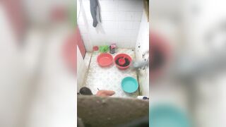 Voyeur Climbs Wall at Night to Film 2 Young Neighbor Girls Showering
