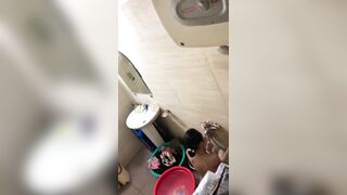 Voyeur Climbs Wall at Night to Film 2 Young Neighbor Girls Showering