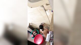 Voyeur Climbs Wall at Night to Film 2 Young Neighbor Girls Showering