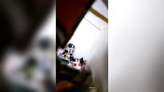 Schoolgirl Spy Cam: Bedroom Peephole Through Hole Secret Recording