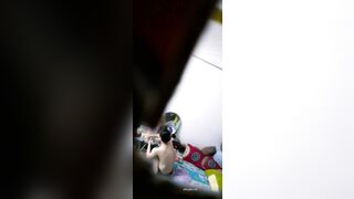 Schoolgirl Spy Cam: Bedroom Peephole Through Hole Secret Recording
