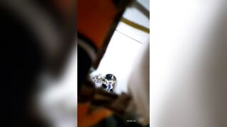 Schoolgirl Spy Cam: Bedroom Peephole Through Hole Secret Recording