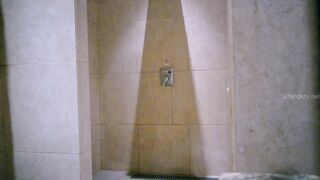 Chinese Bathhouse Spy Cam - Girls Sensing Camera & Covering Private Parts