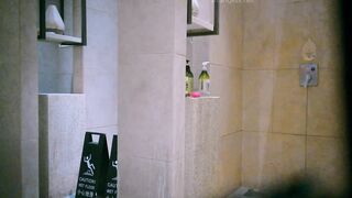 Chinese Bathhouse Spy Cam - Girls Sensing Camera & Covering Private Parts