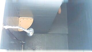 Poolside Outdoor Shower Hidden Cam - Girls Naked in Open Shower