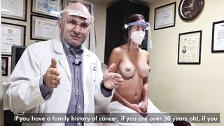 October Breast cancer examination with pandemic.