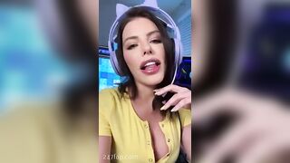 Adriana Chechik OnlyFans Leaked Big Mouth Busty Amateur Porn Video 69