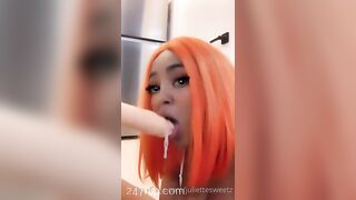 Juliette Sweetz Huge Tits Busty OnlyFans Leaked Amateur Porn Video 48