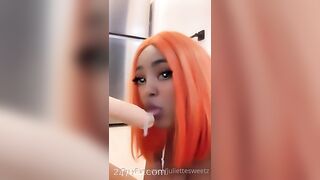 Juliette Sweetz Huge Tits Busty OnlyFans Leaked Amateur Porn Video 48