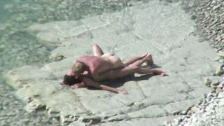 Nudist Milf having Outdoor Sex with Horny Husband in Nude Beach 382