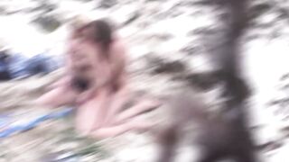 Nudist Milf having Outdoor Sex with Horny Husband in Nude Beach 383