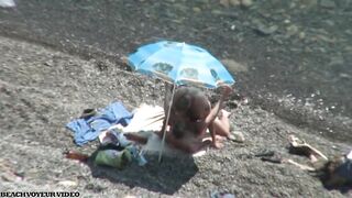 Nudist Milf having Outdoor Sex with Horny Husband in Nude Beach 415