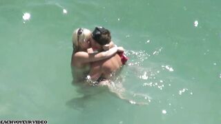 Nudist Milf having Outdoor Sex with Horny Husband in Nude Beach 416