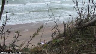 Nudist Milf having Outdoor Sex with Horny Husband in Nude Beach 419