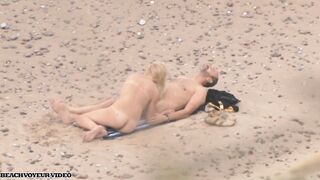 Nudist Milf having Outdoor Sex with Horny Husband in Nude Beach 420