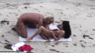 Nudist Milf having Outdoor Sex with Horny Husband in Nude Beach 422