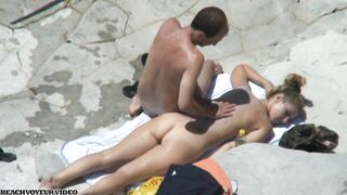 Nudist Milf having Outdoor Sex with Horny Husband in Nude Beach 428