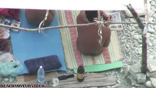 Nudist Milf having Outdoor Sex with Horny Husband in Nude Beach 443