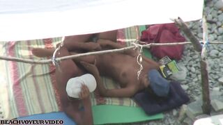 Nudist Milf having Outdoor Sex with Horny Husband in Nude Beach 443