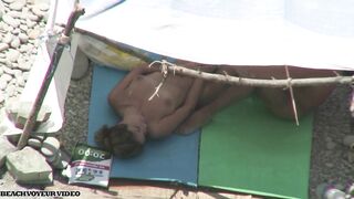Nudist Milf having Outdoor Sex with Horny Husband in Nude Beach 427