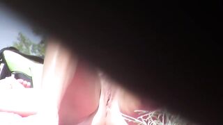 Naturist Babe Nude on Public Beach revealing cunt and tits Voyeurism 1083