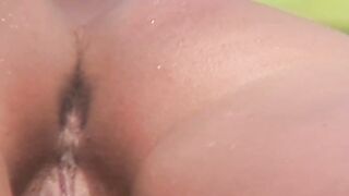 Naturist Babe Nude on Public Beach revealing cunt and tits Voyeurism 1123