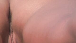 Naturist Babe Nude on Public Beach revealing cunt and tits Voyeurism 1119