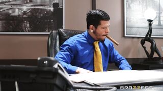 Nicolette Shea OnlyFans Leaks secretary and boss hot office sex porn video