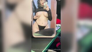 Low-keydeadinside (Cassss) OnlyFans charming teardrop boobs are attractive to lick 147