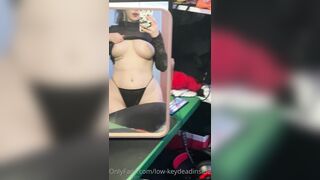 Low-keydeadinside (Cassss) OnlyFans charming teardrop boobs are attractive to lick 147