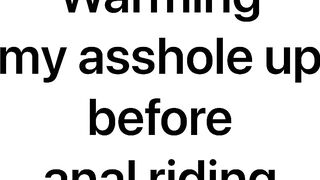 CutieBooty.x Warming my asshole up before anal riding