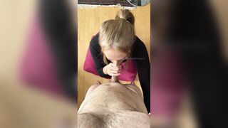 CutieBooty.x Quick blowjob before gym