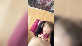 CutieBooty.x Quick blowjob before gym