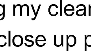 CutieBooty.x Riding my clear dildo (Includes close up pussy grip)