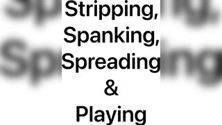 CutieBooty.x Stripping, Spanking, Spreading & Playing