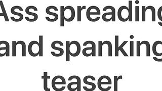 CutieBooty.x Ass spreading and spanking teaser