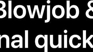 CutieBooty.x Blowjob & Anal quickie