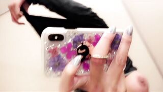 Yasmin Lee Transgender OnlyFans Leaks Trying on a dress at a department store