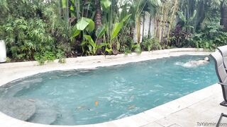 Yasmin Lee Transgender OnlyFans Leaks Woke up and had a nice swim even though it’s raining. This is a nice way to wake up before the cra