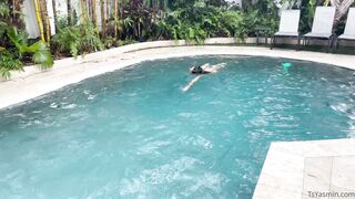 Yasmin Lee Transgender OnlyFans Leaks Woke up and had a nice swim even though it’s raining. This is a nice way to wake up before the cra