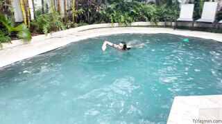 Yasmin Lee Transgender OnlyFans Leaks Woke up and had a nice swim even though it’s raining. This is a nice way to wake up before the cra