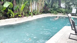 Yasmin Lee Transgender OnlyFans Leaks Woke up and had a nice swim even though it’s raining. This is a nice way to wake up before the cra