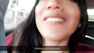 Yasmin Lee Transgender OnlyFans Leaks Horny in traffic and I want to stroke one out but I wore the wrong outfit. Who wants to see me jerki