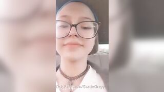 Gracie Greyyxo Baby Face White Skin OnlyFans Leaked Amateur Porn Video 20