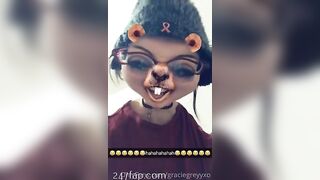 Gracie Greyyxo Baby Face White Skin OnlyFans Leaked Amateur Porn Video 42