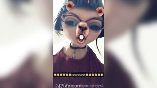 Gracie Greyyxo Baby Face White Skin OnlyFans Leaked Amateur Porn Video 42