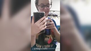 Gracie Greyyxo Baby Face White Skin OnlyFans Leaked Amateur Porn Video 198