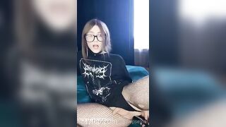 Evie Corpsethot Nerd Trans Female Harecore OnlyFans Leaked Porn Video 35